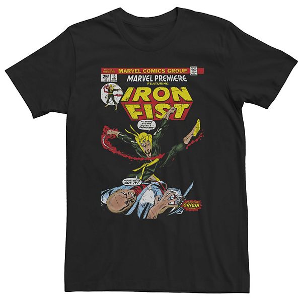 

Футболка Marvel Iron Man Retro Premiere Comic Cover Big & Tall Licensed Character