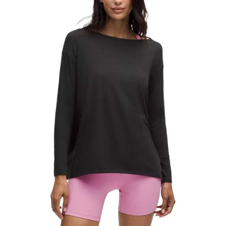 

Футболка с рукавом дроп-шоулдер женская Lululemon, черный