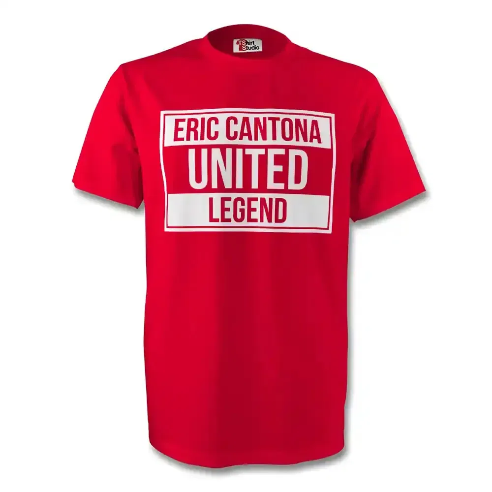 Футболка Junior Eric Cantona Man Utd Legend Manchester United Fc, красный