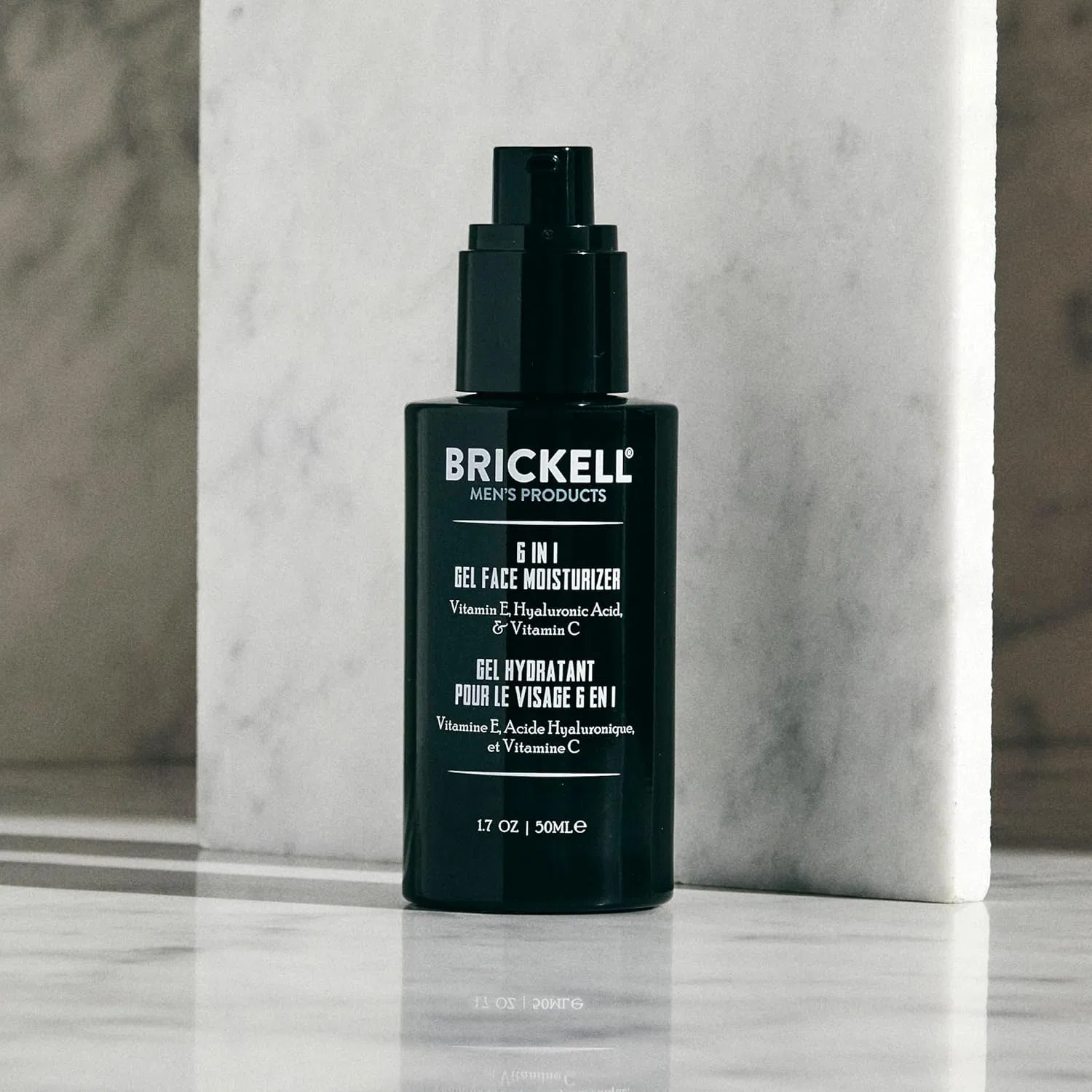 Мужской гель-увлажнитель для лица «6-in-1 Gel Face Moisturiser» от Brickell Men's, 50 мл Brickell Men'S Products — фото 3