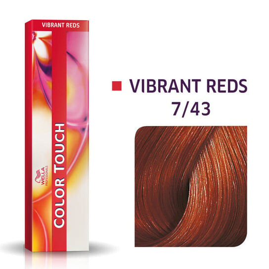 

Полуперманентная краска для волос без аммиака 7/43 60мл Wella Color Touch 7/43