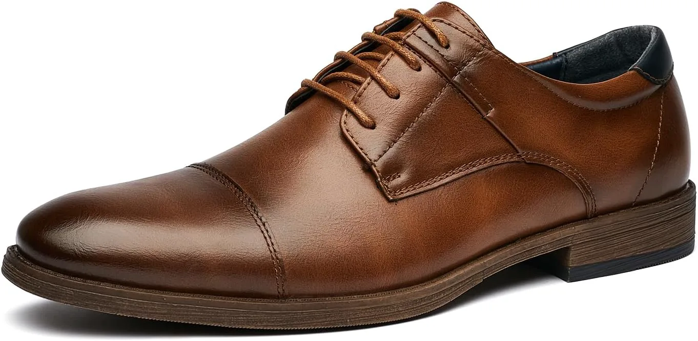 

Мужские классические туфли Оксфорды Формальная обувь для мужчин Деловые туфли Дерби Комфортная обувь SAPONUIT