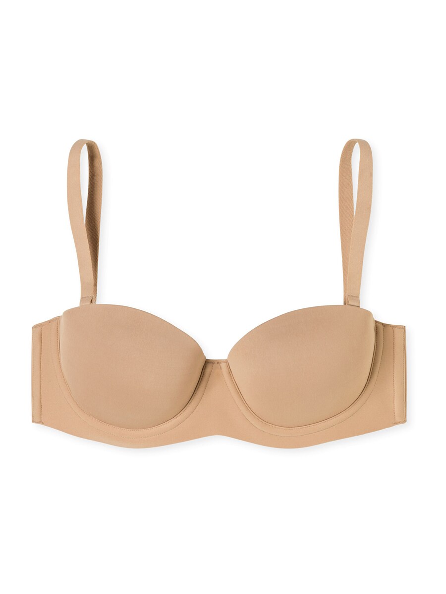 

Бюстгальтер-бандо SCHIESSER Bandeau mit Schale - Unique Micro, бежевый