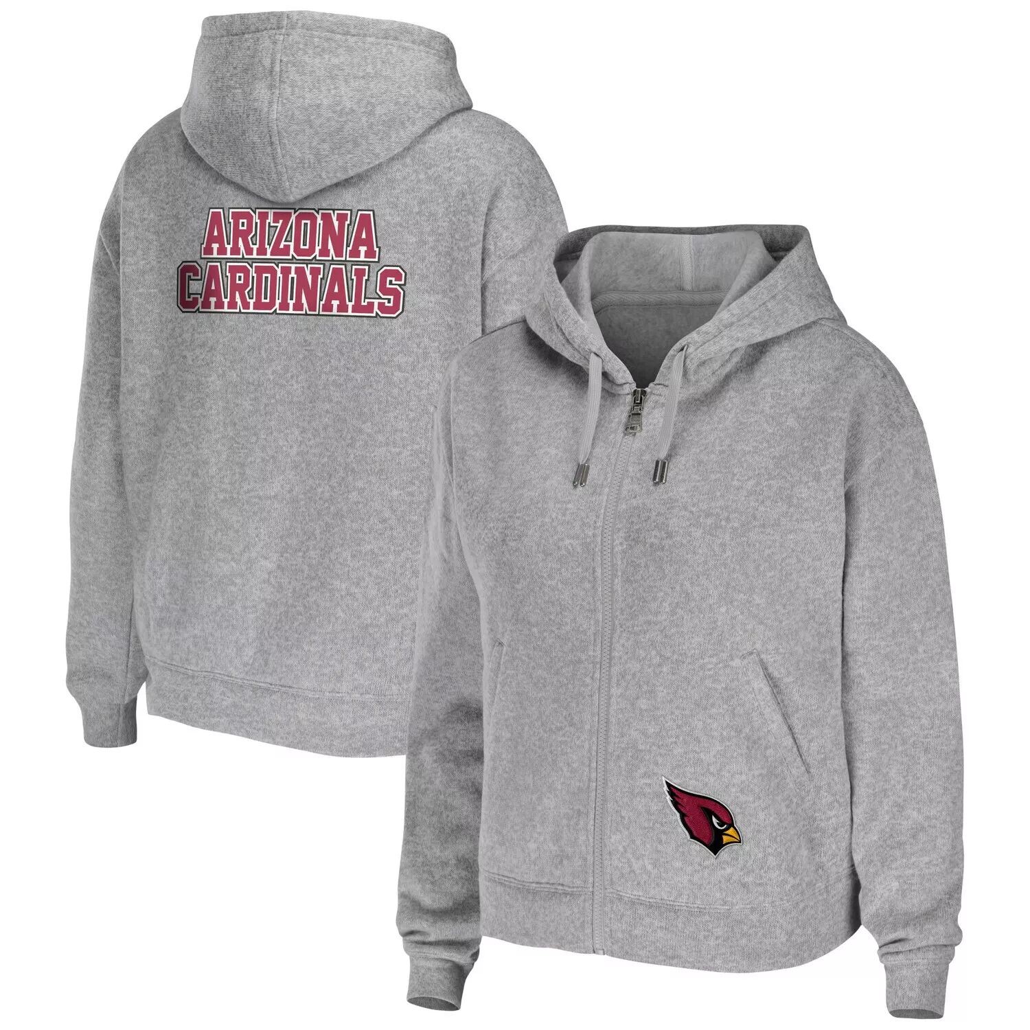 

Женская одежда WEAR by Erin Andrews Серая толстовка с молнией на молнии для команды Arizona Cardinals Heathered, Серый, Женская одежда WEAR by Erin Andrews Серая толстовка с молнией на молнии для команды Arizona Cardinals Heathered