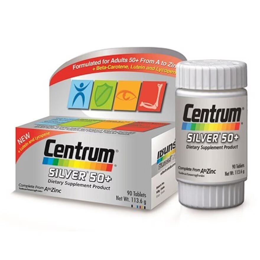 

Centrum Диетическая добавка Silver 50+ 90 таблеток, White
