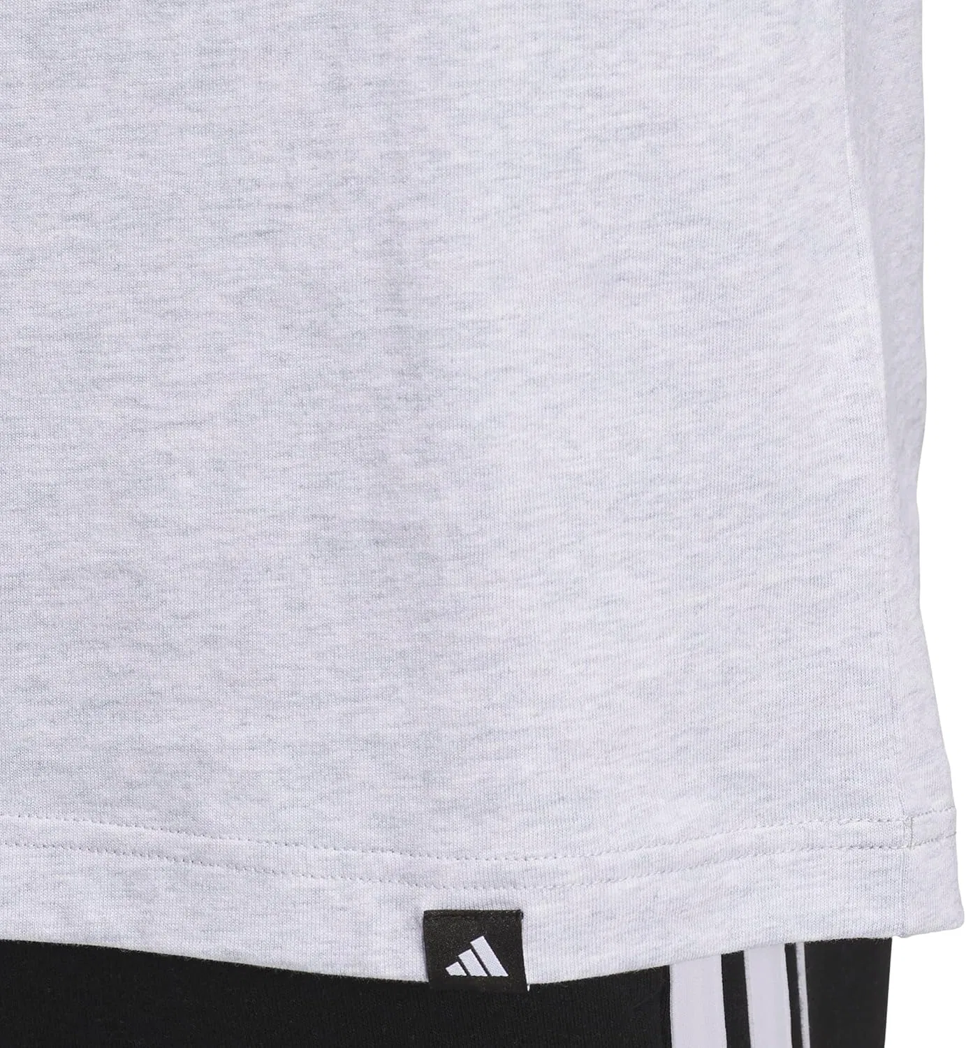 Футболка с принтом adidas, Light Grey Heather — фото 4