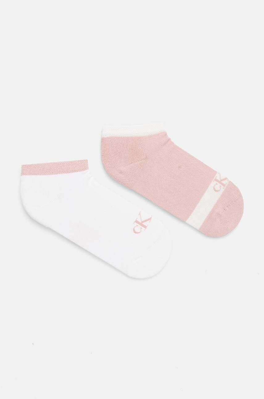 

2 упаковки носков Calvin Klein Jeans, розовый