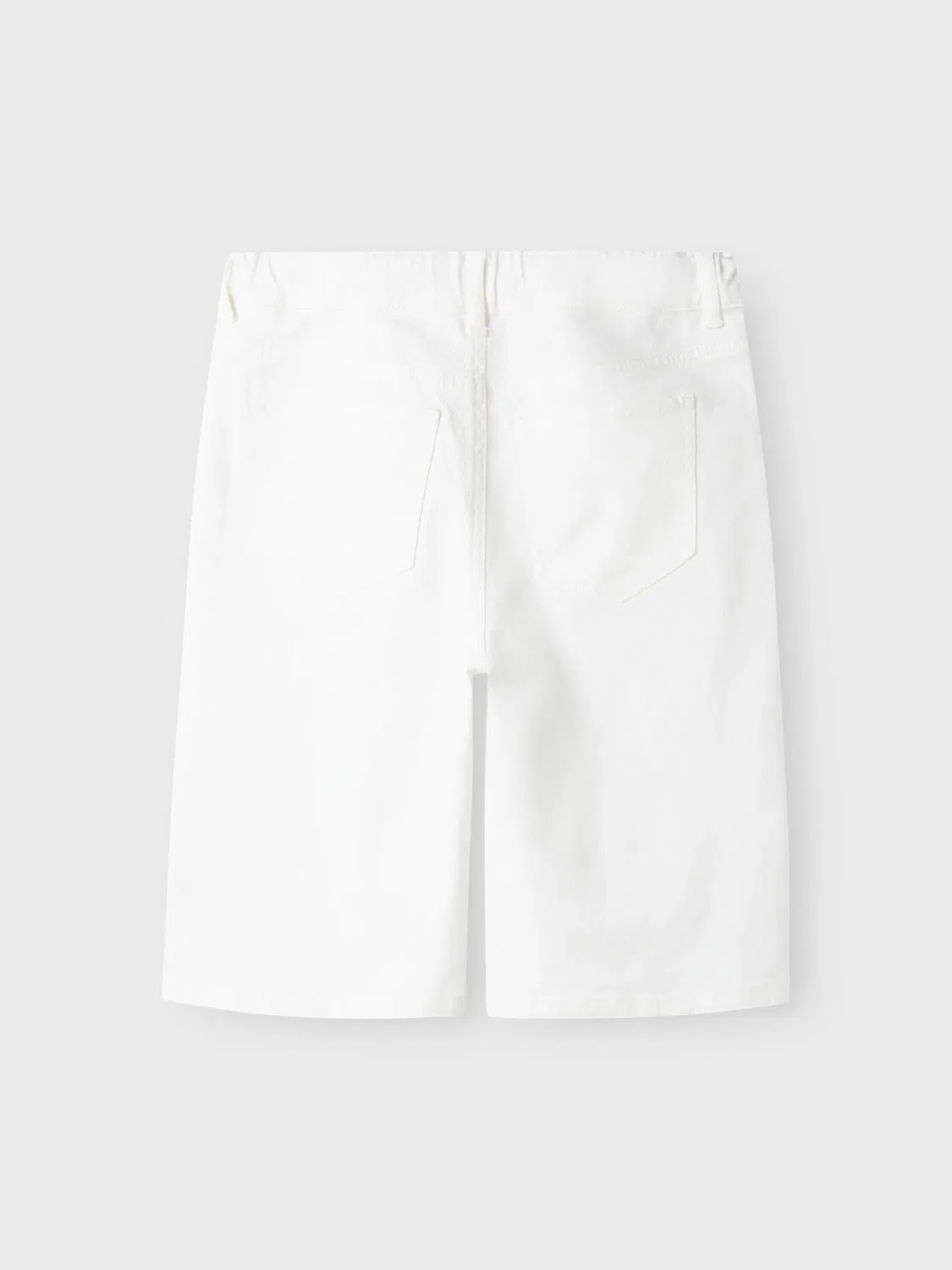Бермуды из твила Name it, bright white — фото 2