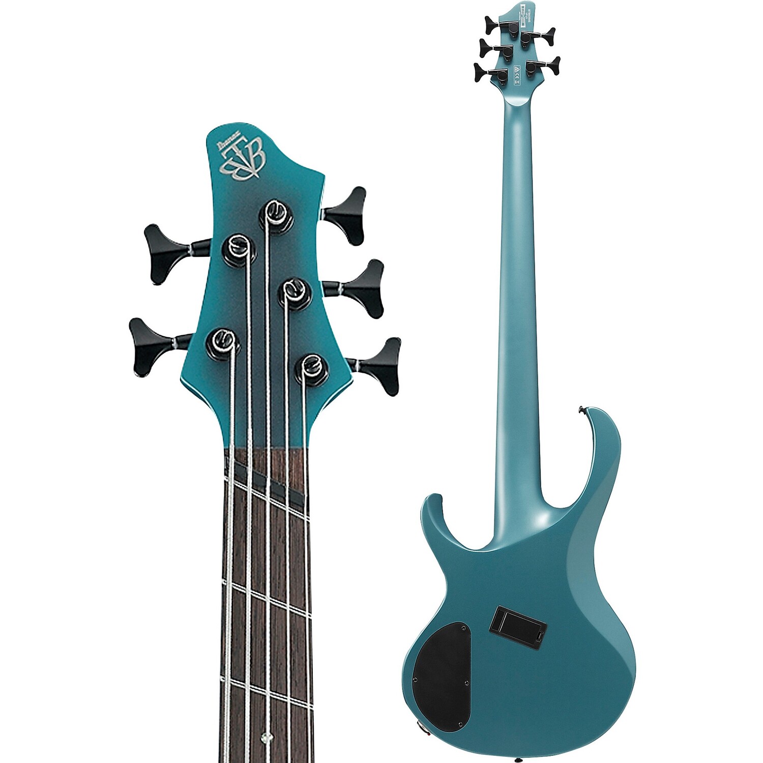 

Ibanez BTB605MS 5-струнная мультимензурная электробас-гитара Cerulean Aura Burst Matte