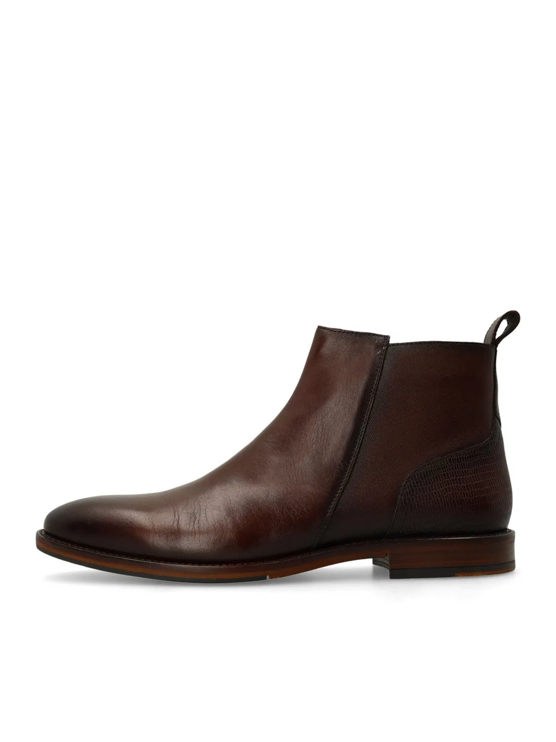 Ботинки на резинках Manfield, Dark Brown — фото 2
