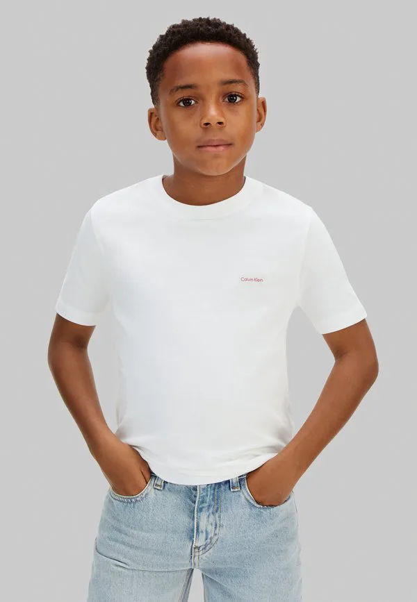 Футболка унисекс с логотипом Calvin Klein Jeans, White