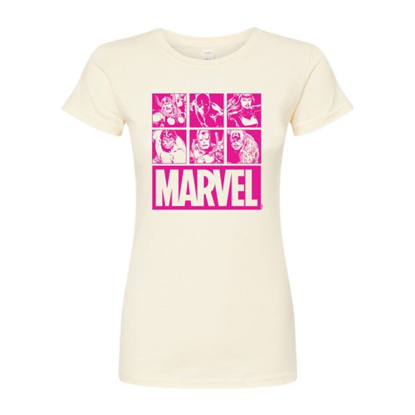 

Детская розовая футболка с сетчатым принтом облегающего кроя Marvel, бежевый