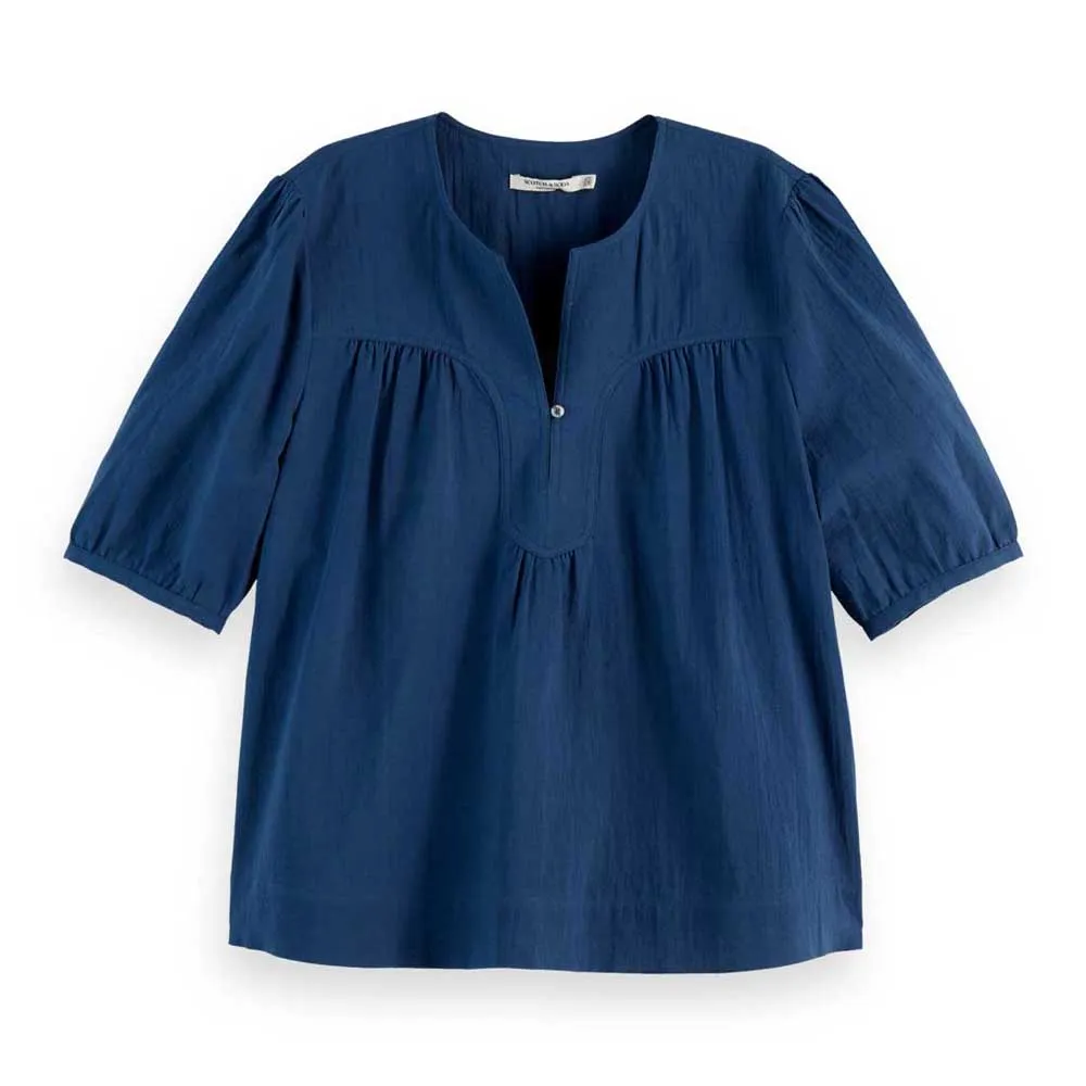 

Блузка с коротким рукавом Scotch & Soda U9A00636T, синий