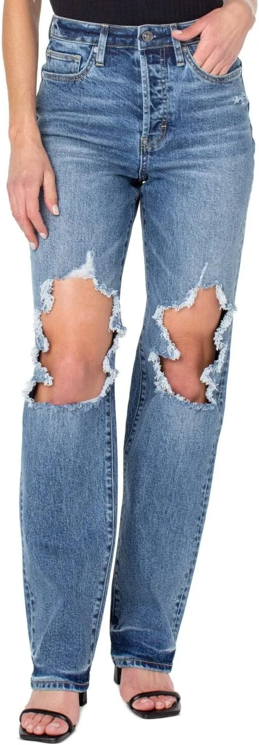 

Earnest Sewn женские джинсы light wash straight leg