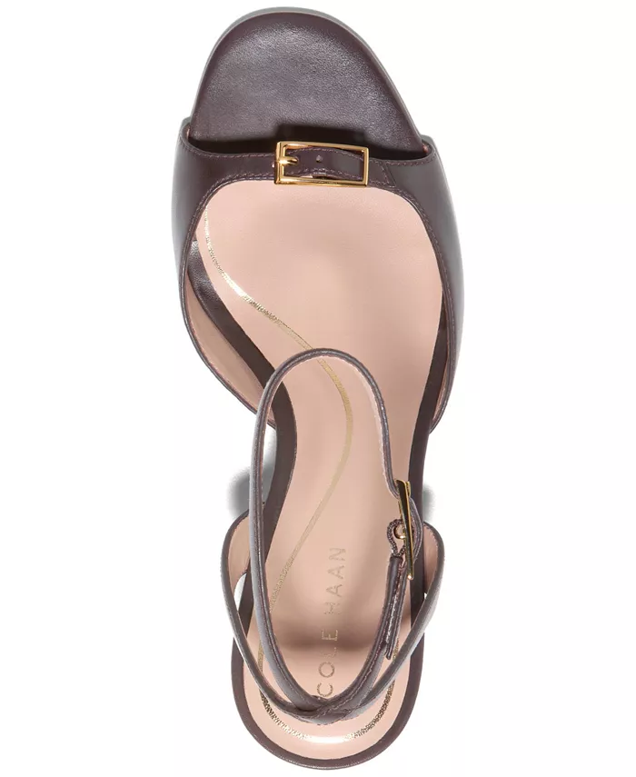 Женские босоножки Annalise с пряжкой Cole Haan, коричневый — фото 3