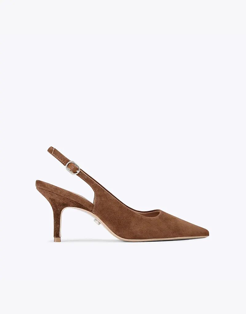 Туфли на каблуке Carvela Spirited из коричневой замши