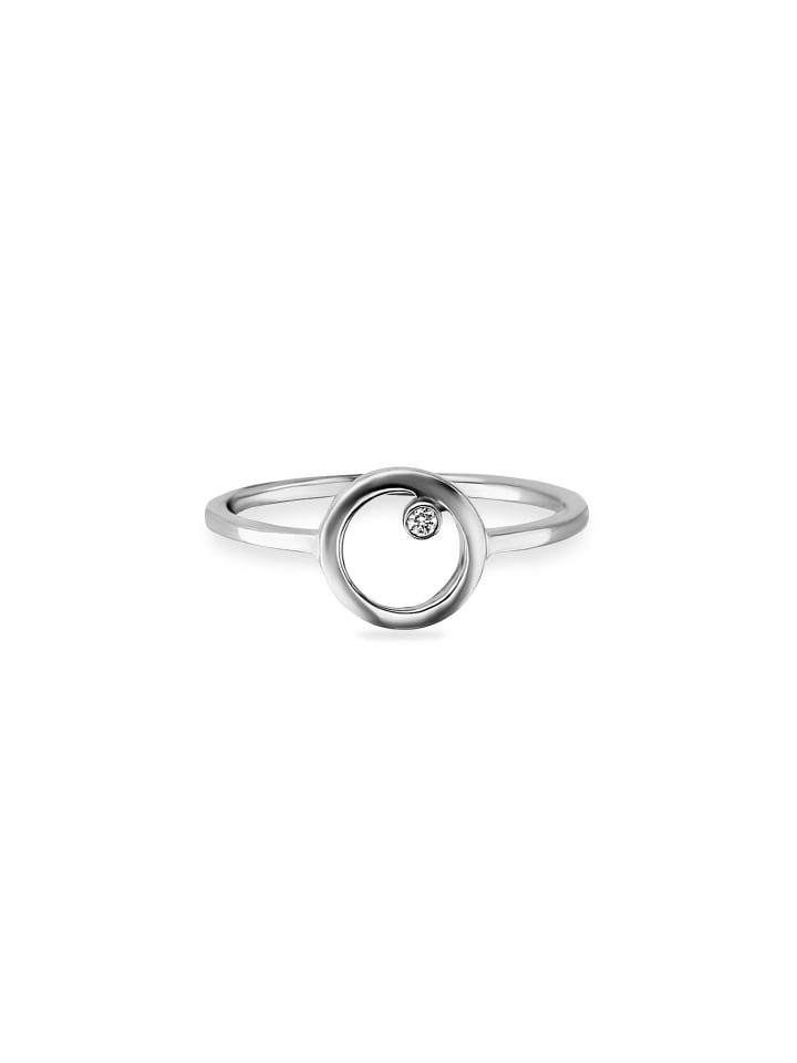 

Caï Кольцо 925/- Sterling Silber in weiß