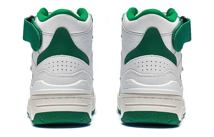 RSR 101 Винтажные баскетбольные кроссовки мужские высокие Cloud White / Cold Pine Green Lining — фото 4