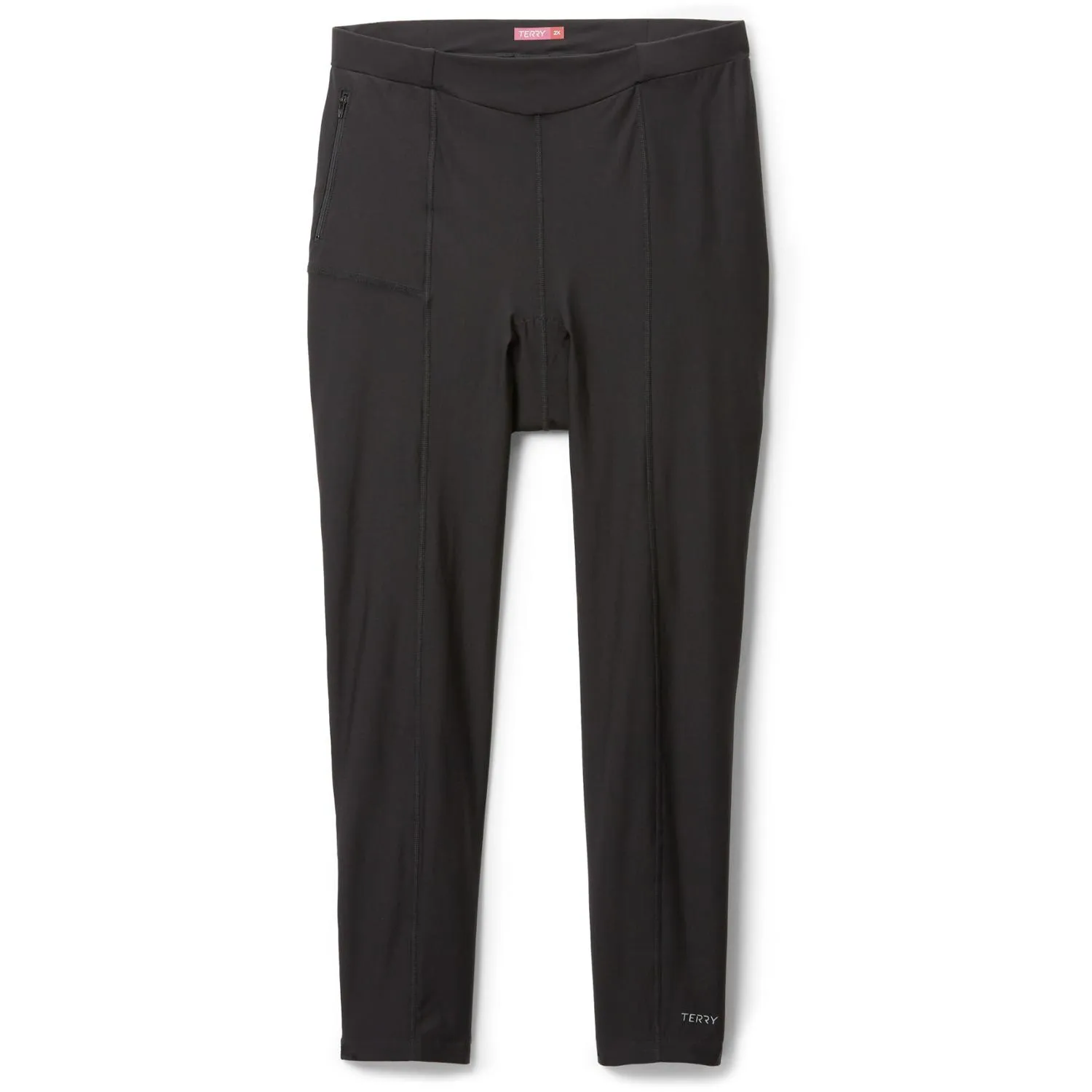 

Теплые велосипедные лосины для женщин больших размеров Terry, Black