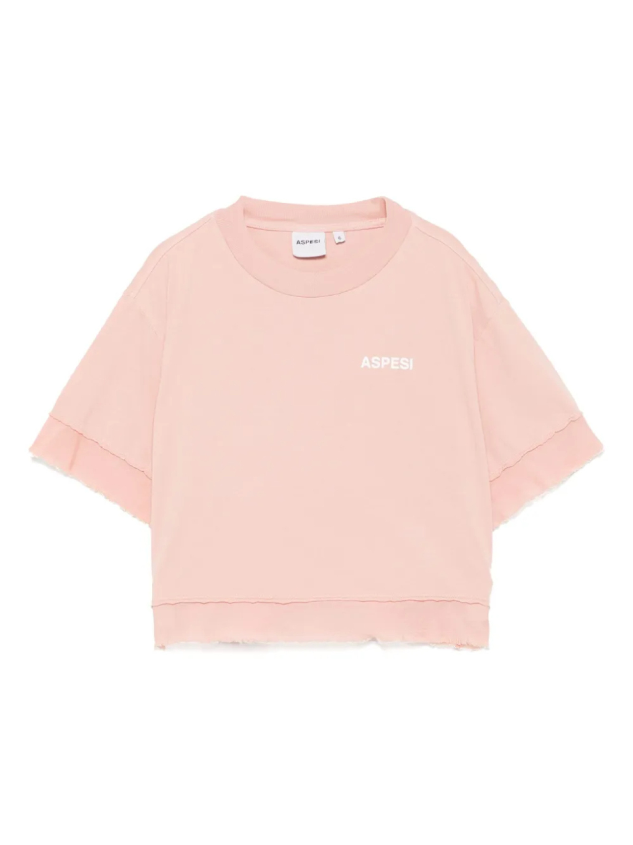 

Aspesi Kids футболка с логотипом, розовый