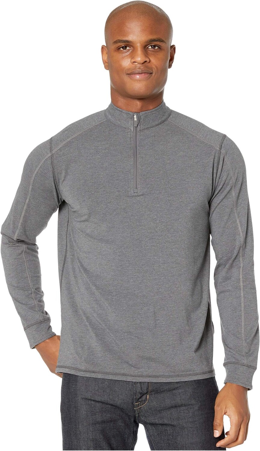 

Пуловер tasc Performance Carrollton 1/4 Zip, цвет Black Heather/Heather Gray