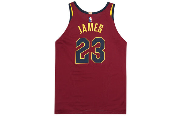 Спортивная футболка lebron james cleveland cavaliers icon edition authentic au red Nike, красный — фото 2
