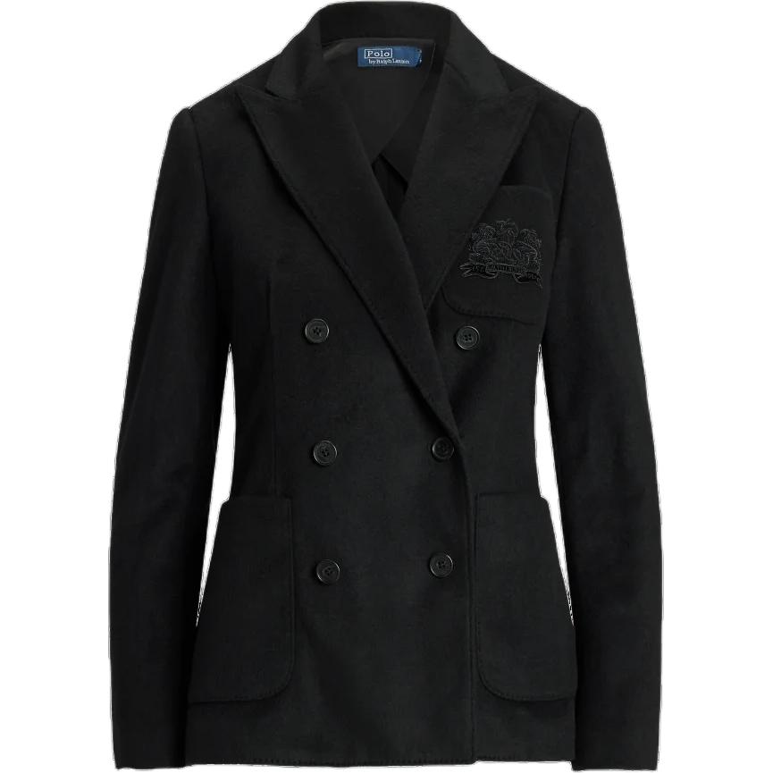 

Двубортный блейзер Polo Ralph Lauren, черный