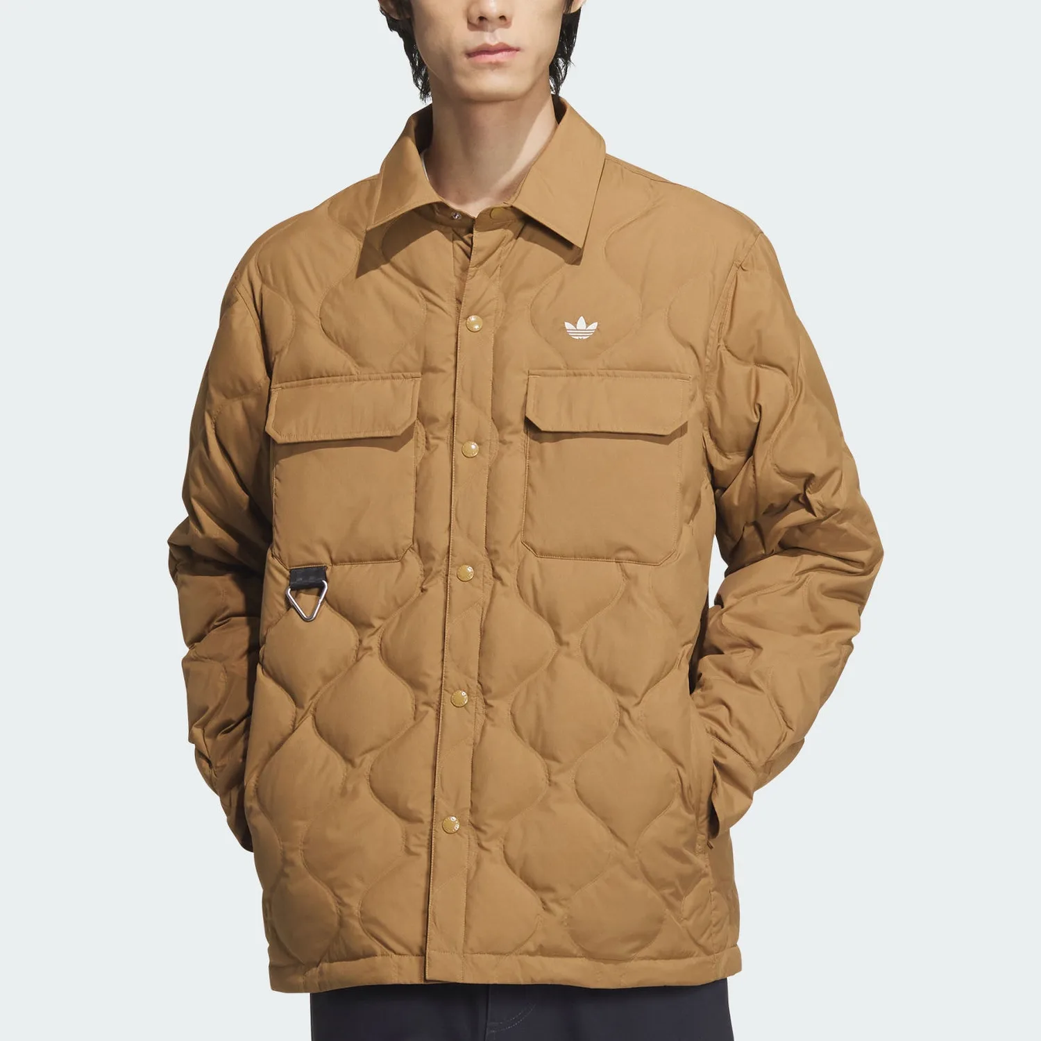 Adidas Originals Пуховик мужской desert brown — фото 3