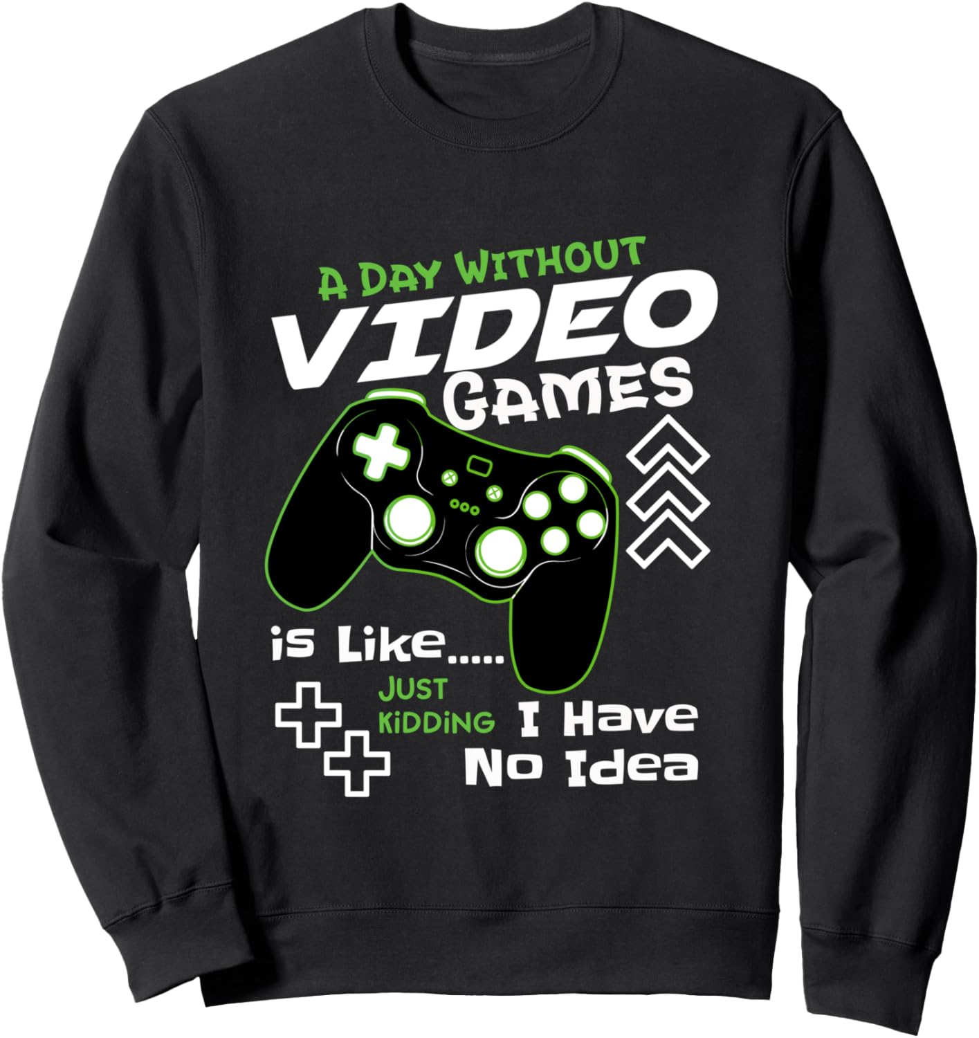 

Забавная саркастическая толстовка «День без видеоигр для геймеров» Hilarious Gaming Designs & Gifts, черный