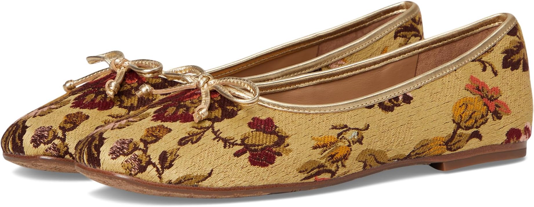 Балетки Sam Edelman Alie Ballerina/Skimmer Shoes, цвет Natural Floral Multi