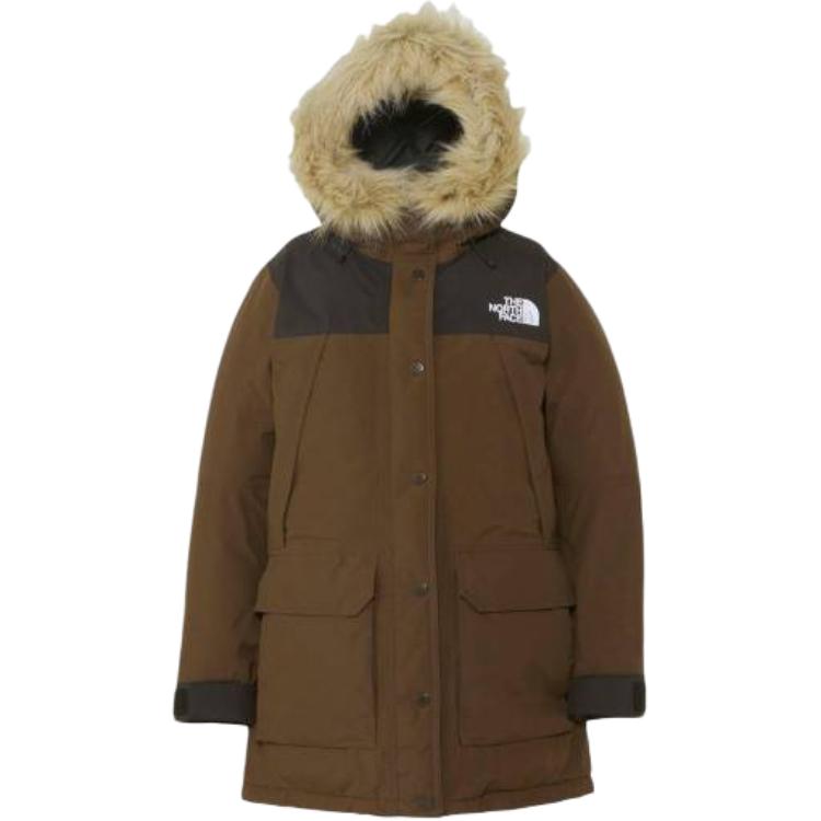 

Коричневая пуховая куртка для женщин THE NORTH FACE, коричневый