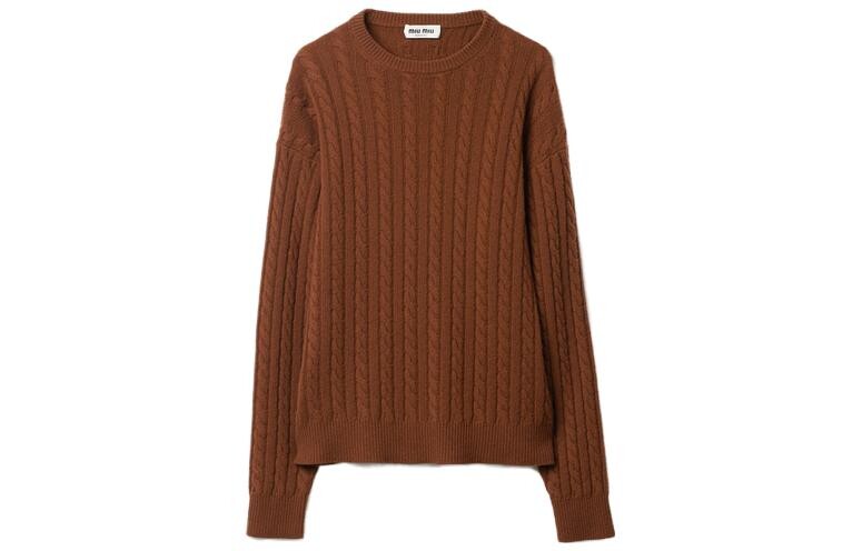 

Свитер женский коричневый Miu Miu
