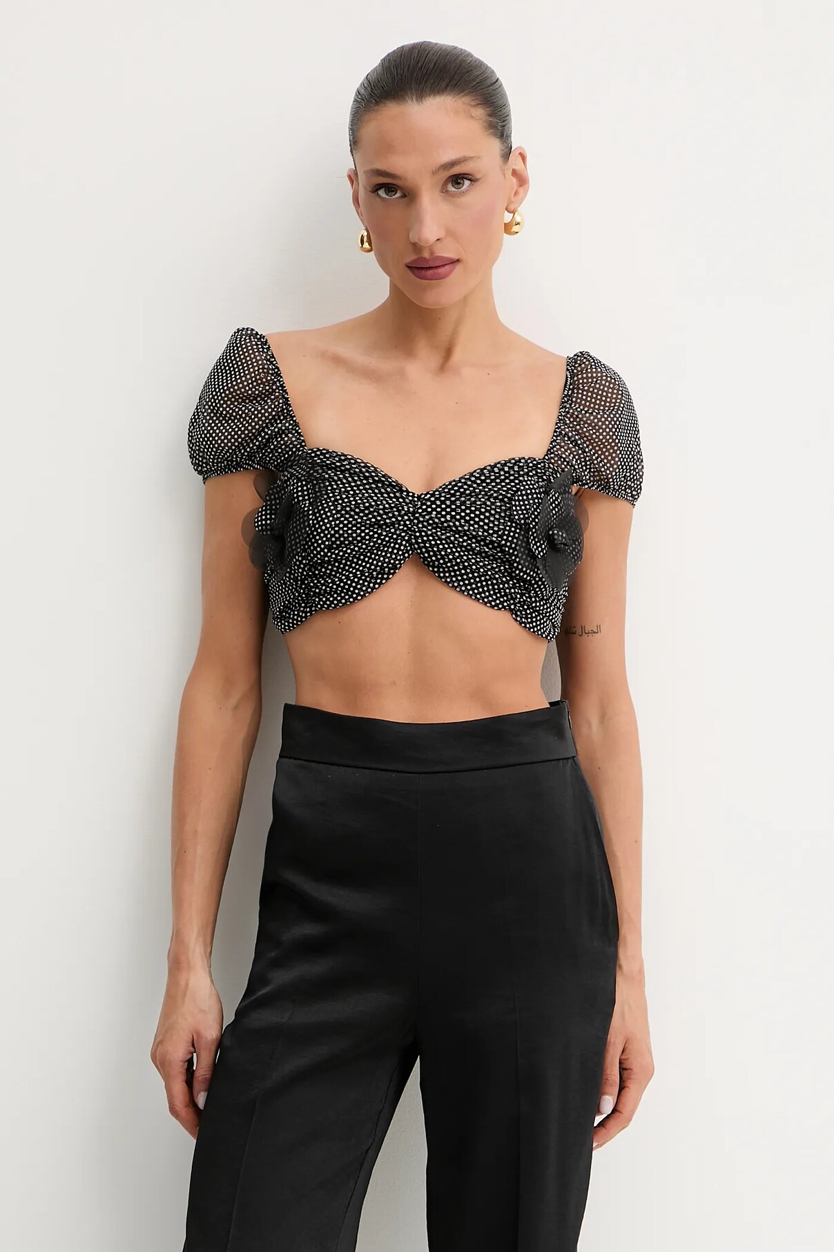 

Топ Elisabetta Franchi, черный