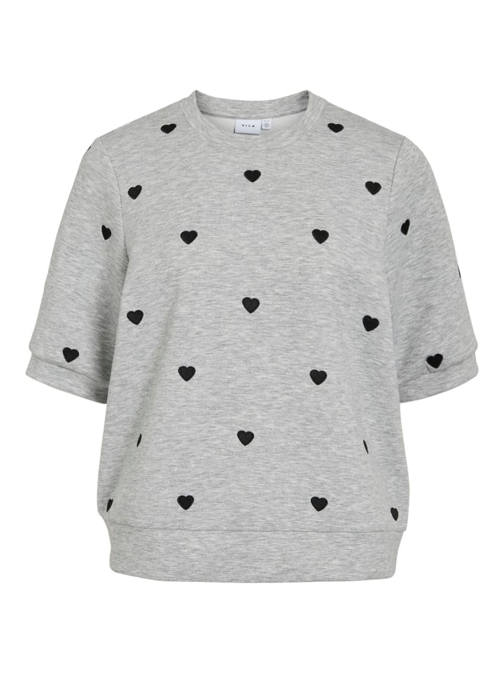 

Толстовка Vila, светло-серый меланж