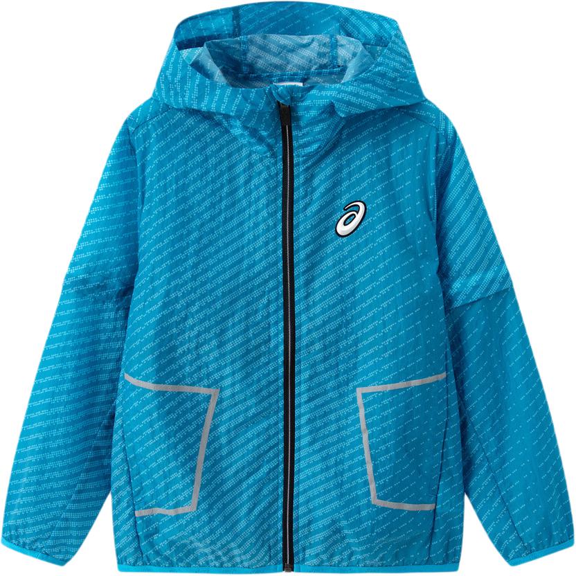 

Куртка Asics синяя с цветочным принтом