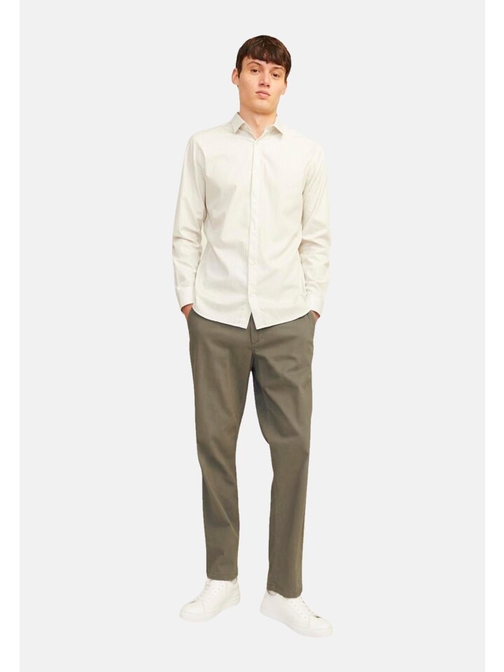 

Брюки чинос Jack & Jones Chinohose 'Kane Dave', зеленый