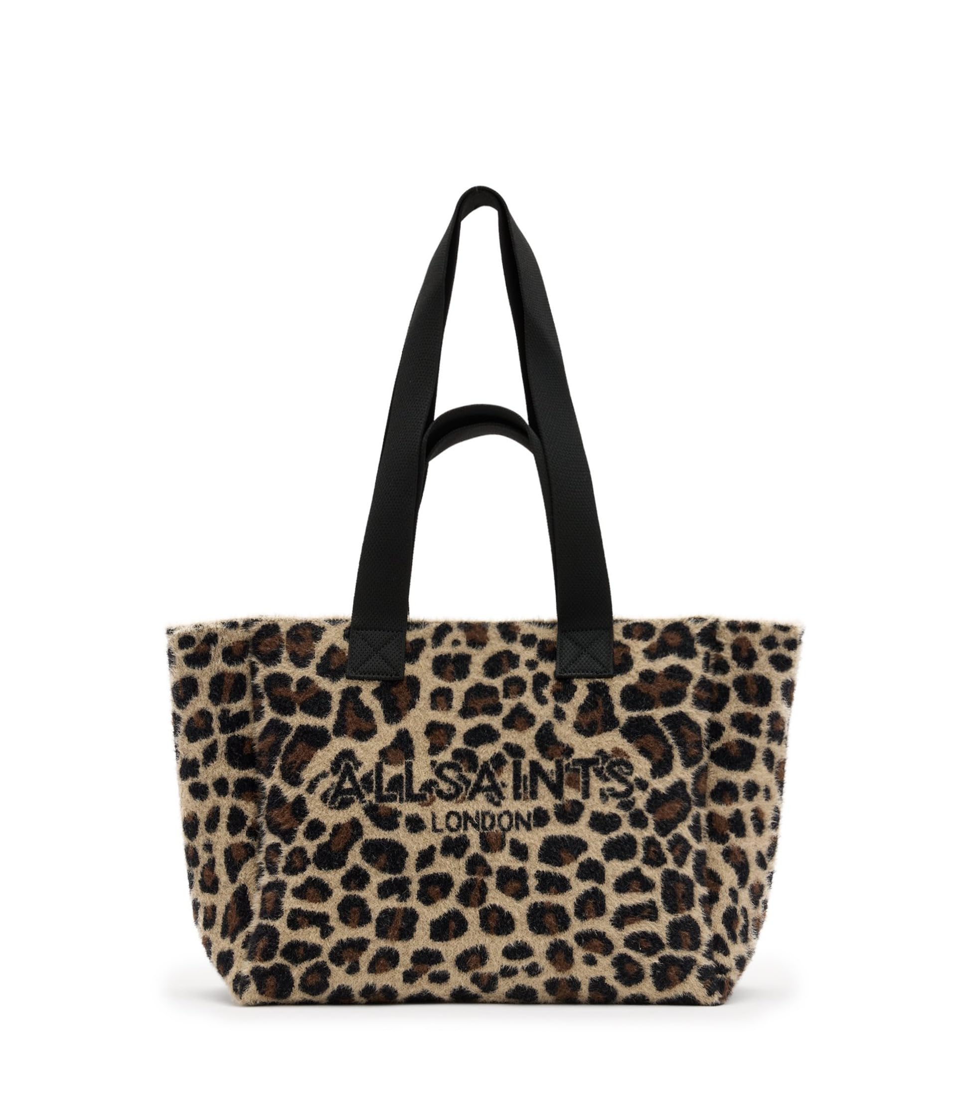 

Сумка-тоут AllSaints Izzy Medium Tote, цвет Leppo Brown/Black