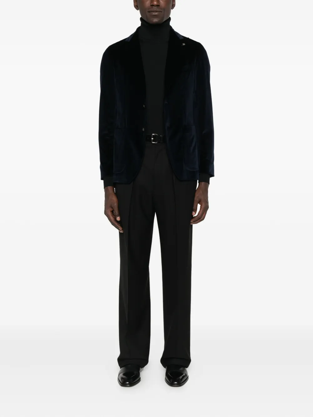 

Брюки со складками спереди TOM FORD, черный