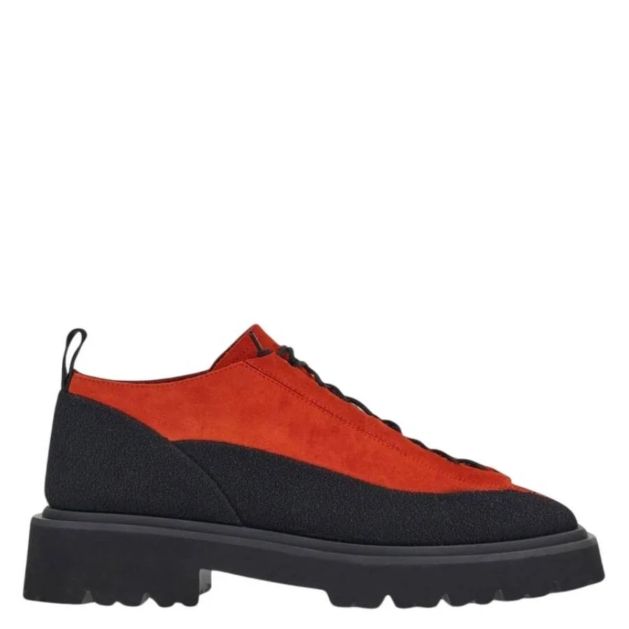 Гибридные шнурованные туфли Ferragamo Atlante, красный