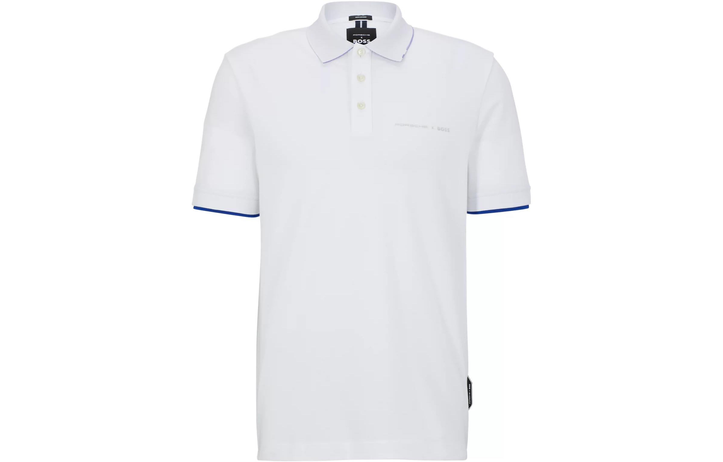 

Футболка поло мужская белая SS23 HUGO BOSS
