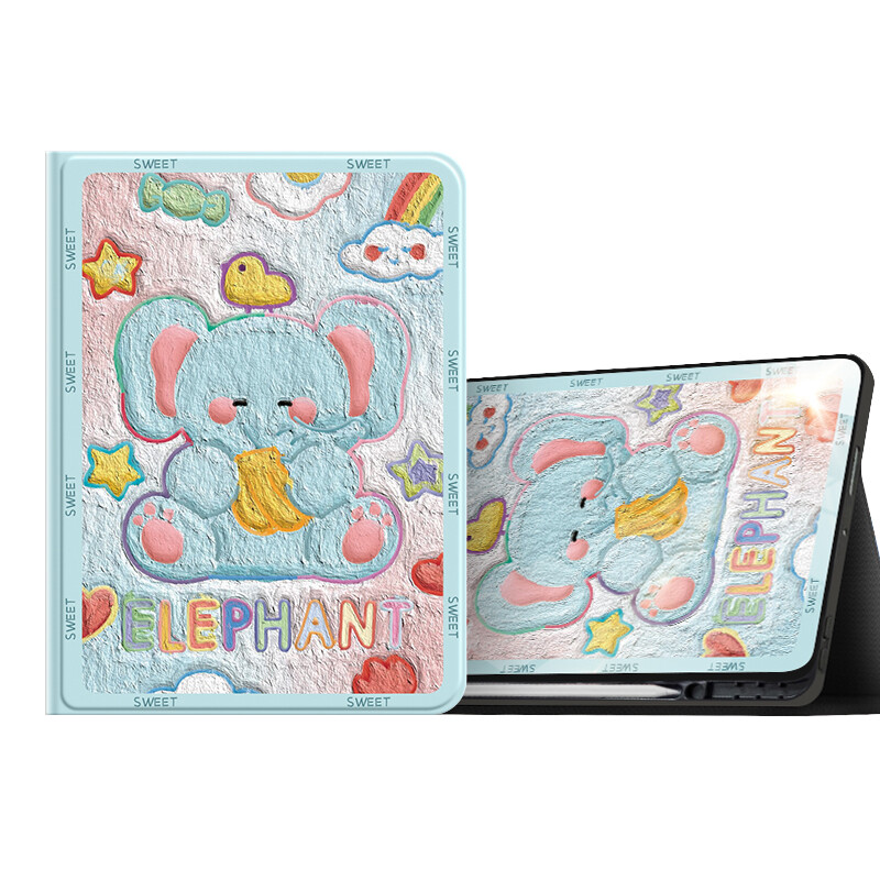 

Super Mouse Плоский защитный чехол, Creamy Wind Bear
