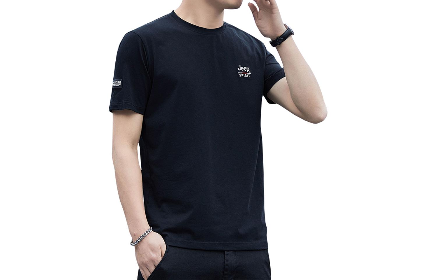 

Футболка весна-лето мужская JEEP SPIRIT, черный