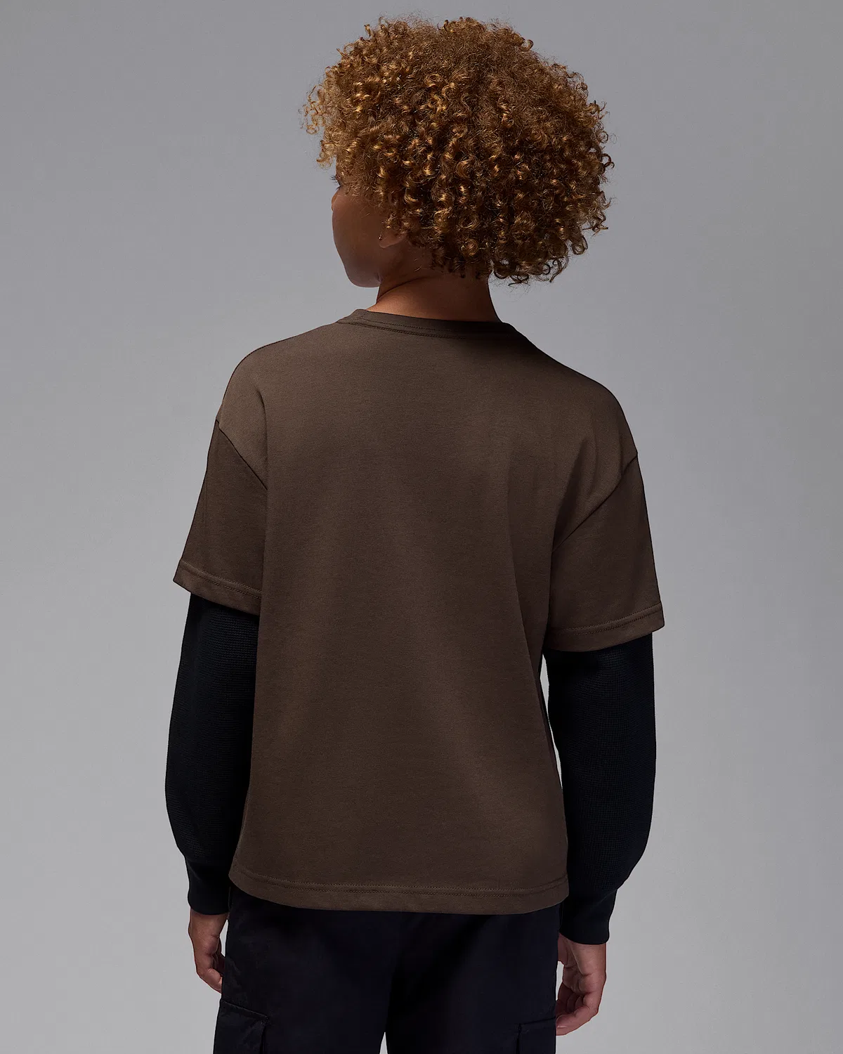 Детская футболка Twofer Jordan MVP, Baroque Brown — фото 2