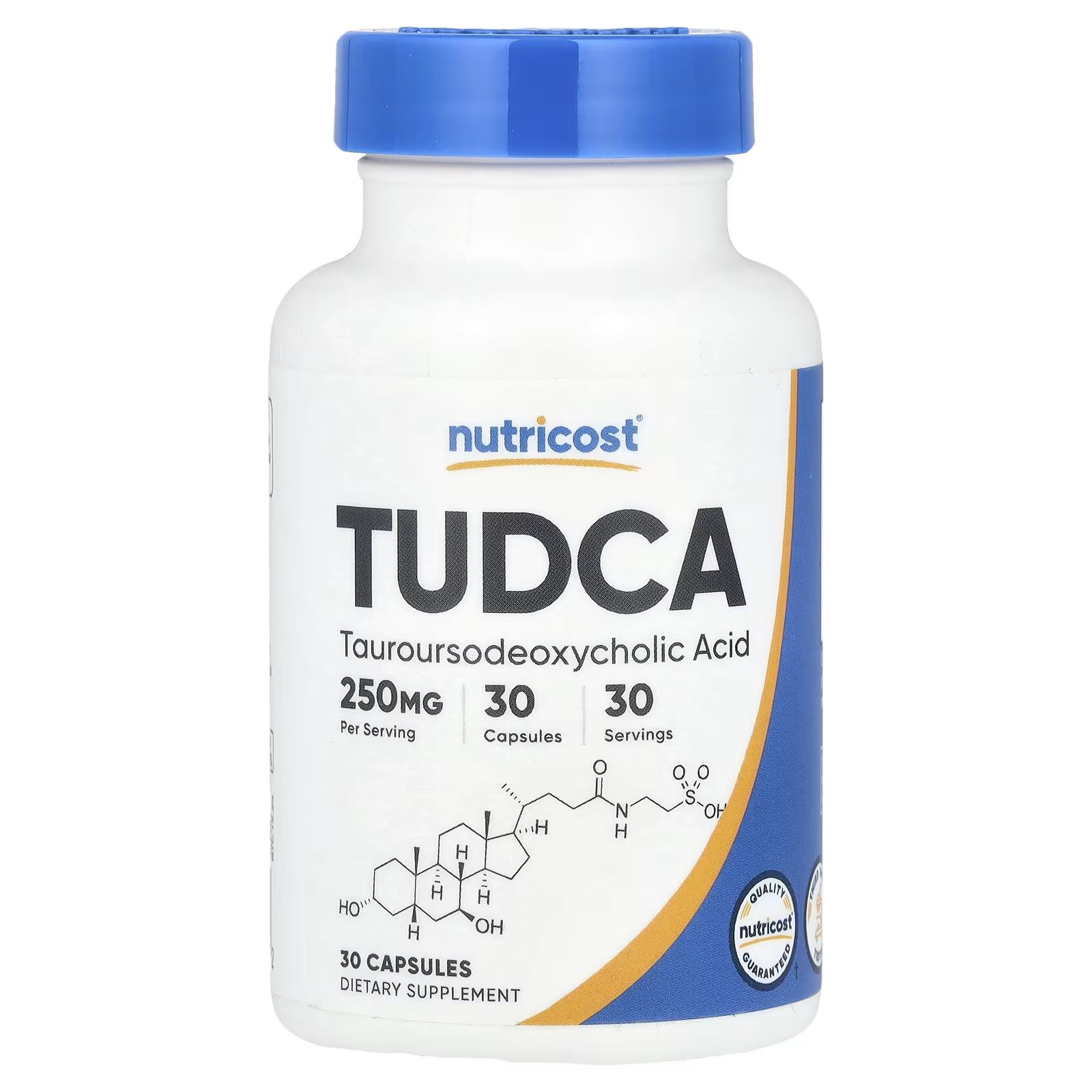 

TUDCA, 250 мг, 30 капсул Nutricost