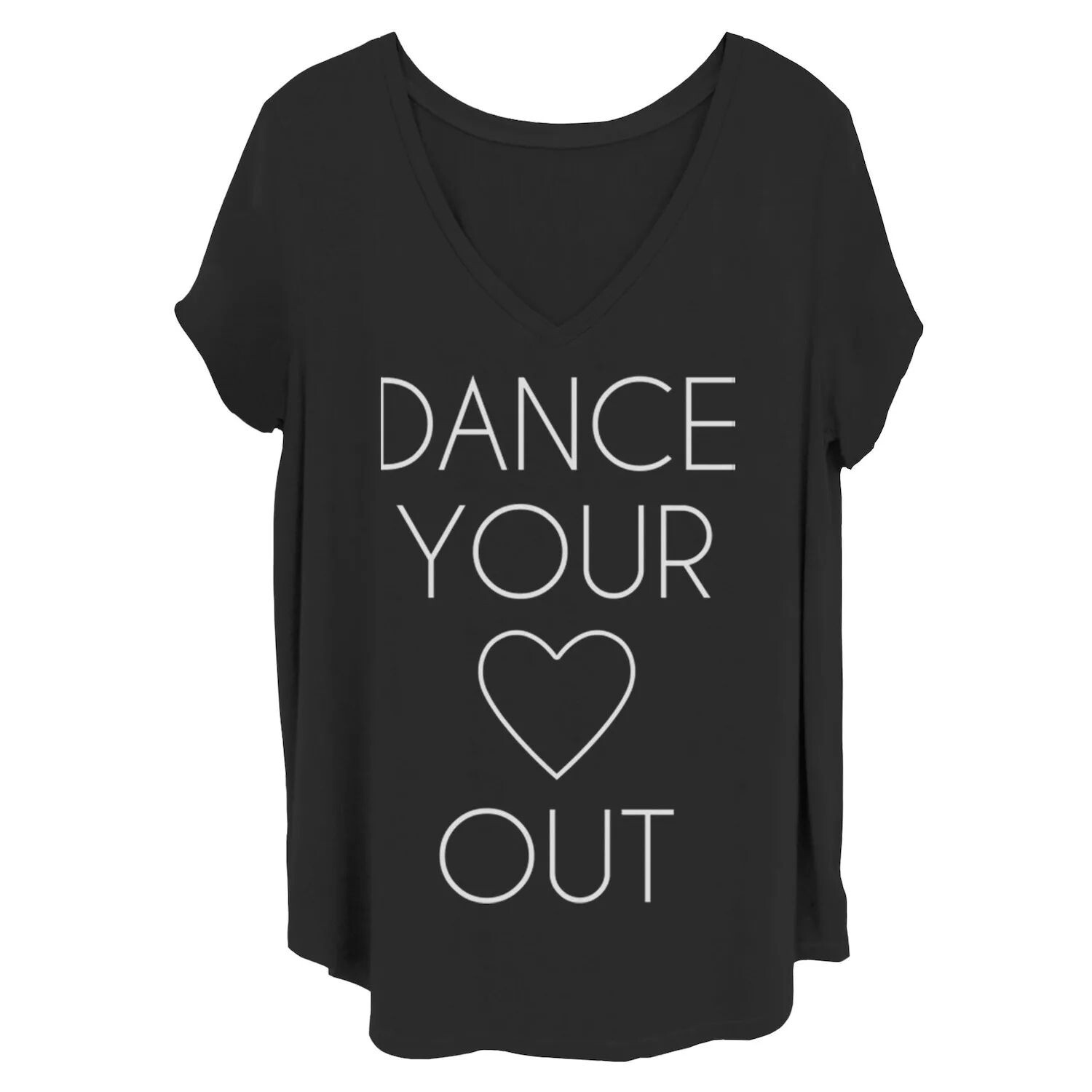

Юниорская футболка Dance Your Heart Out с простой надписью