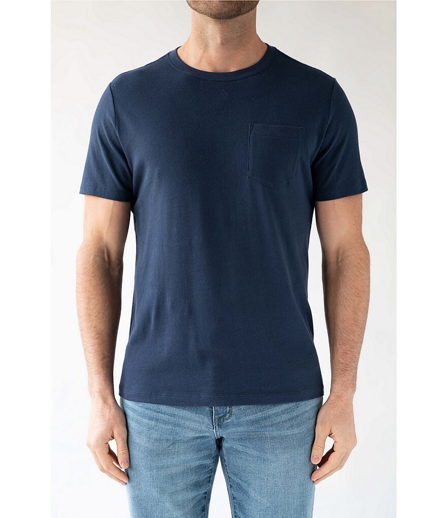 

Футболка с короткими рукавами и карманами Devil-Dog Dungarees, синий