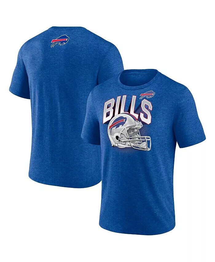 

Мужская футболка Heather Royal Buffalo Bills End Around Tri-Blend Fanatics