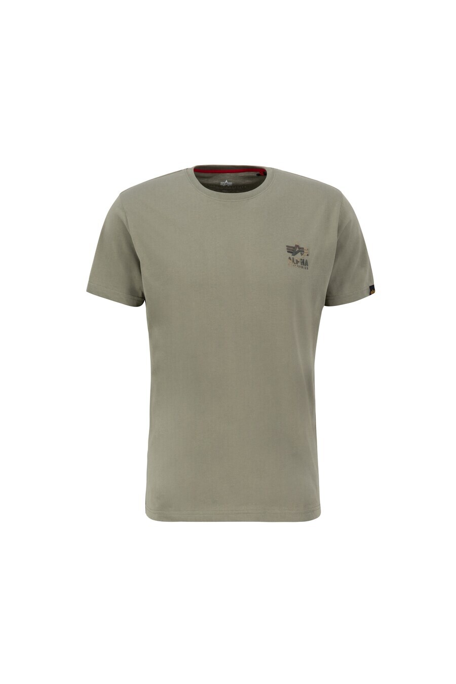 

Классическая футболка ALPHA INDUSTRIES Shirt, цвет khaki/olive/dark green