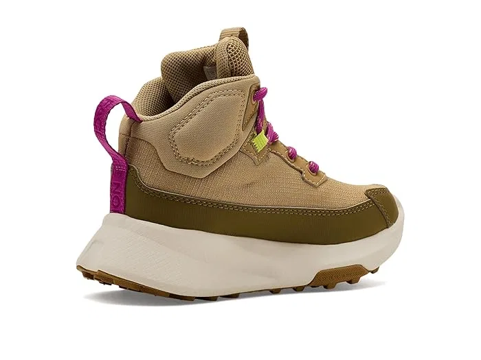 Ботинки для ходьбы водонепроницаемые Fastpack II Mid The North Face Kids, Khaki Stone/Fuchsia Flash — фото 4