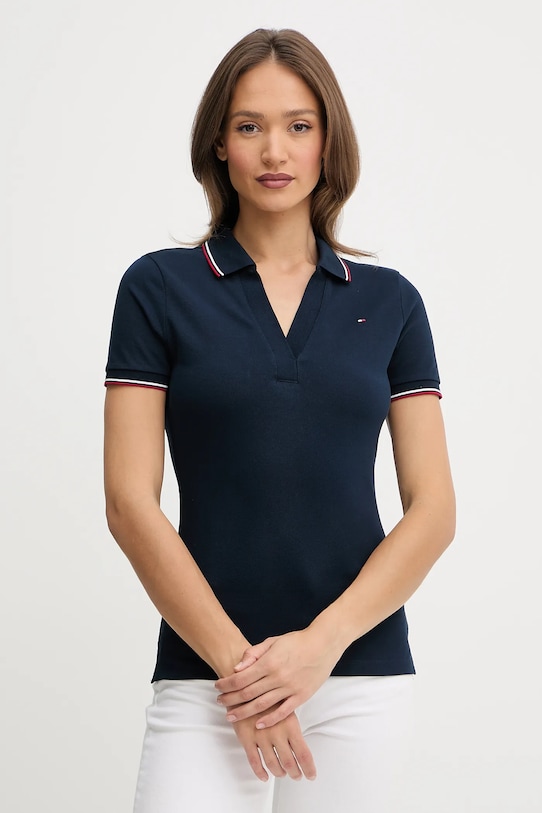 

Поло Tommy Hilfiger, темно-синий